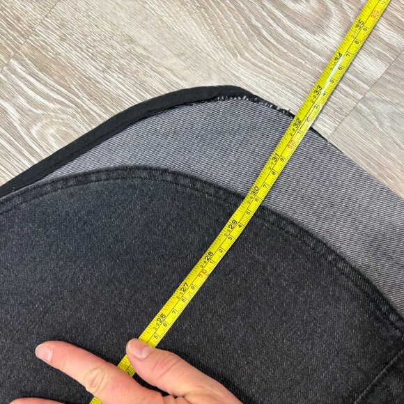 Playboy Unisex Denim Jacket  Black Snap Button Up Shirt Mens sz S Womens L - Picture 8 of 8